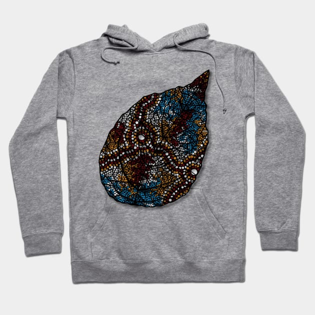 Aboriginal Art - Leaf Hoodie by hogartharts